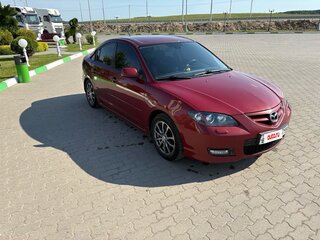 2008 Mazda 3 I (BK) Рестайлинг, красный, 525000 рублей, вид 3