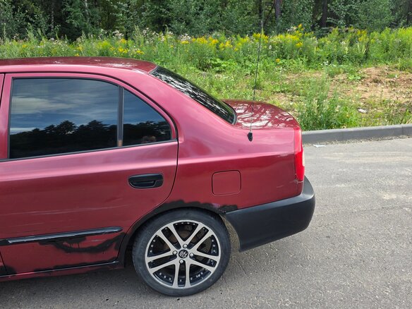 2006 Hyundai Accent ТагАЗ II, красный - вид 10