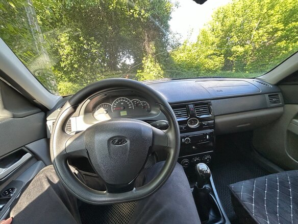 2010 Lada (ВАЗ) Priora I, серебристый, 210000 рублей - вид 5
