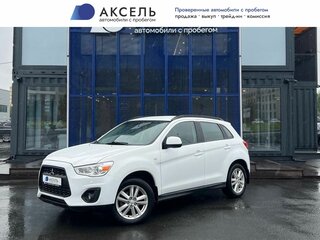 2012 Mitsubishi ASX I Рестайлинг, белый, 977000 рублей, вид 1
