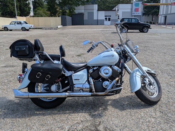 2006 Yamaha XVS400 Drag Star, белый, 419000 рублей