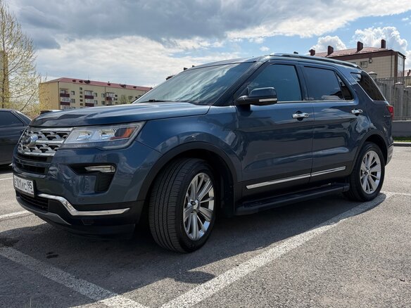 2019 Ford Explorer V Рестайлинг 2, синий, 2950000 рублей