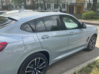 2021 BMW X4 30d II (G02) Рестайлинг, серый, 6200000 рублей, вид 3