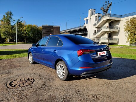 2021 Skoda Rapid II, синий, вид 5