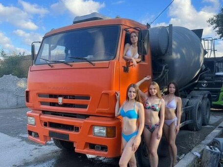 2007 КамАЗ Автобетоносмеситель, оранжевый, 1800000 рублей, вид 1