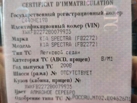 2008 Kia Spectra I Рестайлинг 2, серый, 250000 рублей - вид 10
