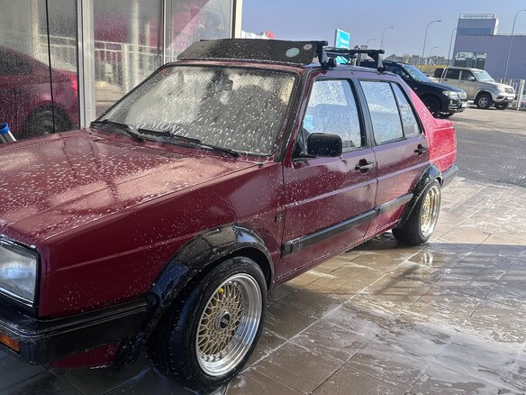 1989 Volkswagen Jetta II, красный, 195000 рублей - вид 4