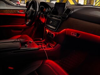 2018 Mercedes-Benz GLS 350 d I (X166), синий, 4990000 рублей, вид 4