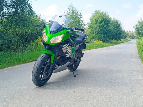 2016 Kawasaki ER-6F (Ninja 650R), зелёный, 480000 рублей, вид 2