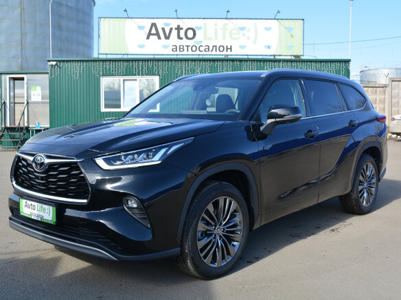 2025 Toyota Highlander IV (XU70), чёрный, 5149000 рублей