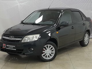 2013 Lada (ВАЗ) Granta I, чёрный, 389000 рублей, вид 1
