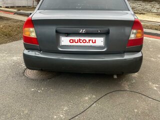 2004 Hyundai Accent ТагАЗ II, серый, 215000 рублей, вид 2