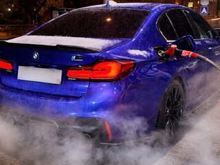 2018 BMW M5 VI (F90), синий, 7250000 рублей, вид 4
