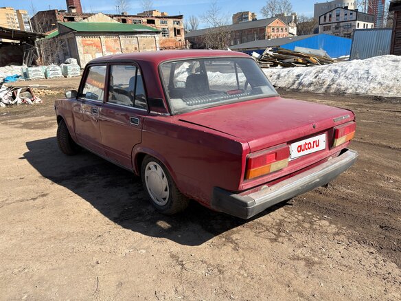 2007 Lada (ВАЗ) 2107, пурпурный, 190000 рублей - вид 2