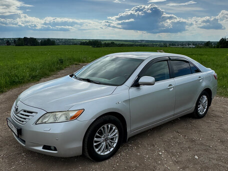 2008 Toyota Camry VI (XV40), серебристый, 990000 рублей, вид 1