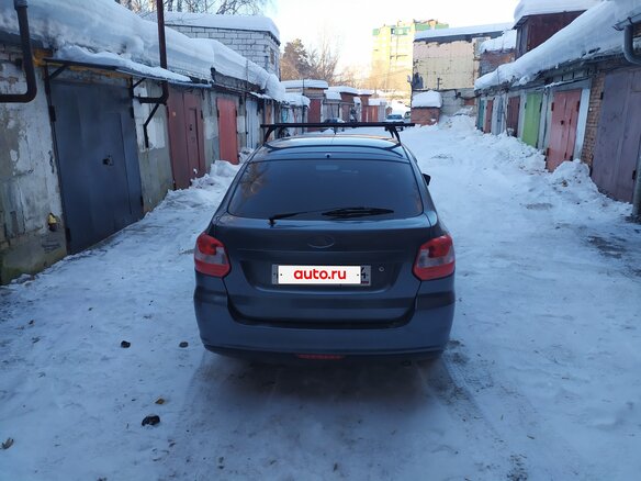 2014 Lada (ВАЗ) Granta I, серый, 425000 рублей - вид 3