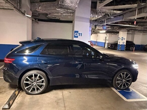 2021 Genesis GV70 I, синий - вид 9