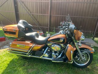 2008 Harley-Davidson Electra Glide, оранжевый, 1100000 рублей, вид 1