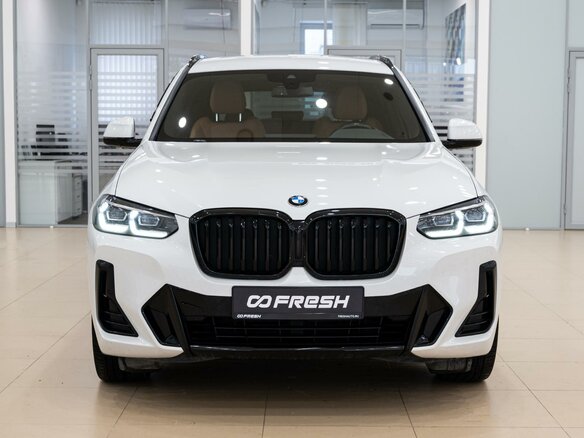 2021 BMW X3 20d xDrive III (G01) Рестайлинг, белый, 6800000 рублей - вид 2