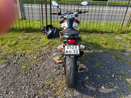 2012 KTM 690 Duke, оранжевый, 400000 рублей, вид 3