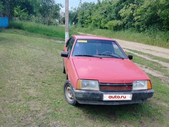 1997 Lada (ВАЗ) 21099, красный, 95000 рублей - вид 1