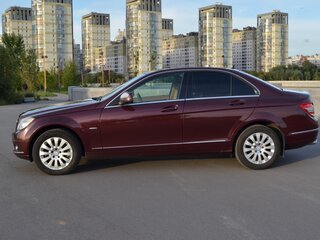 2007 Mercedes-Benz C-Класс 200 III (W204), пурпурный, 1030000 рублей, вид 2
