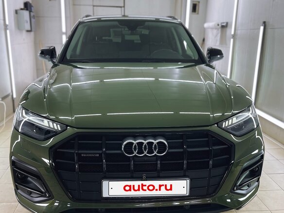 2021 Audi Q5 45 TFSI II (FY) Рестайлинг, зелёный, 4248800 рублей
