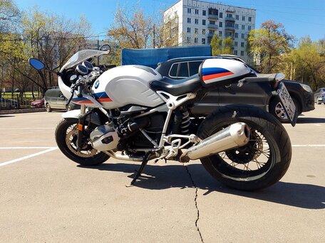 2017 BMW R Nine T Racer, белый, 899000 рублей, вид 3