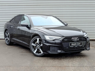 2018 Audi A6 55 TFSI V (C8), чёрный, 3700000 рублей, вид 3