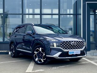 2021 Hyundai Santa Fe IV Рестайлинг, синий, 3799000 рублей, вид 3