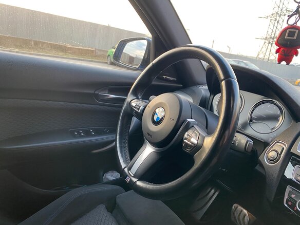 2015 BMW 1 серии 120i II (F20/F21) Рестайлинг, синий, 2150000 рублей - вид 12