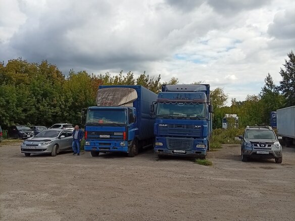 1996 DAF CF 75, синий, 1400000 рублей