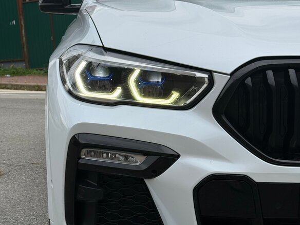 2020 BMW X6 30d III (G06), синий, 6150000 рублей - вид 7