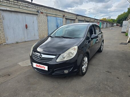 2008 Opel Corsa D, чёрный, 450000 рублей, вид 2