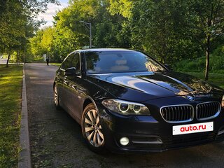 2014 BMW 5 серии 520i VI (F10/F11/F07) Рестайлинг, синий, 1270000 рублей, вид 4