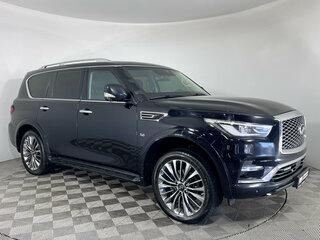 2018 Infiniti QX80 I Рестайлинг 2, чёрный, 7400000 рублей, вид 2