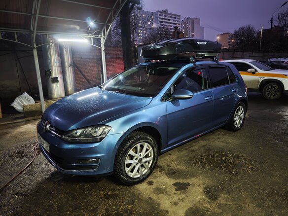 2013 Volkswagen Golf VII, голубой - вид 1