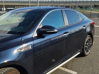 2019 Kia Optima IV Рестайлинг, синий, 2100000 рублей, вид 4