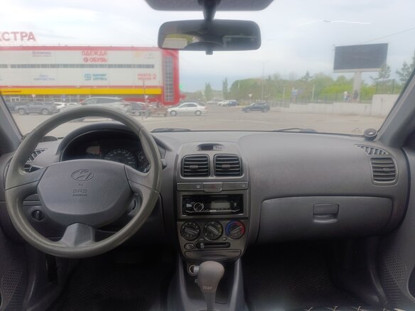 2008 Hyundai Accent ТагАЗ II, серебристый, 350000 рублей - вид 7