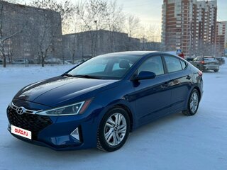 2019 Hyundai Elantra VI (AD) Рестайлинг, синий, 1650000 рублей, вид 1