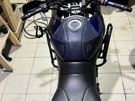2004 Suzuki V-Strom 1000, синий, 450000 рублей, вид 2