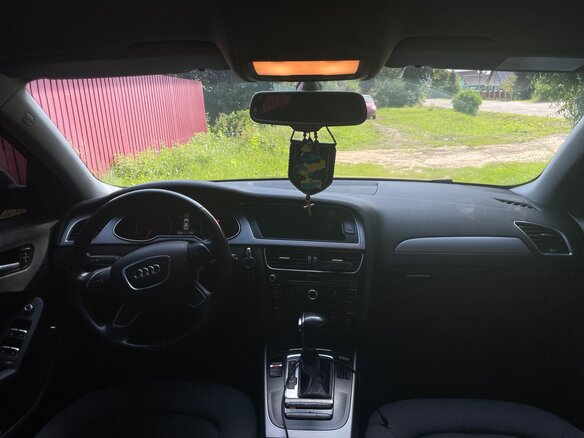 2014 Audi A4 IV (B8) Рестайлинг, серый, 1400000 рублей - вид 15