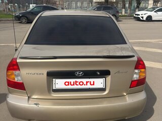 2004 Hyundai Accent ТагАЗ II, бежевый, 400000 рублей, вид 4