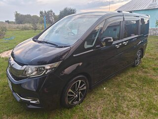 2015 Honda Stepwgn Spada V, чёрный, 1780000 рублей, вид 5