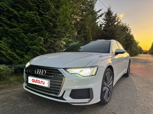 2022 Audi A6 45 TFSI V (C8) Рестайлинг, белый, 6600000 рублей - вид 22