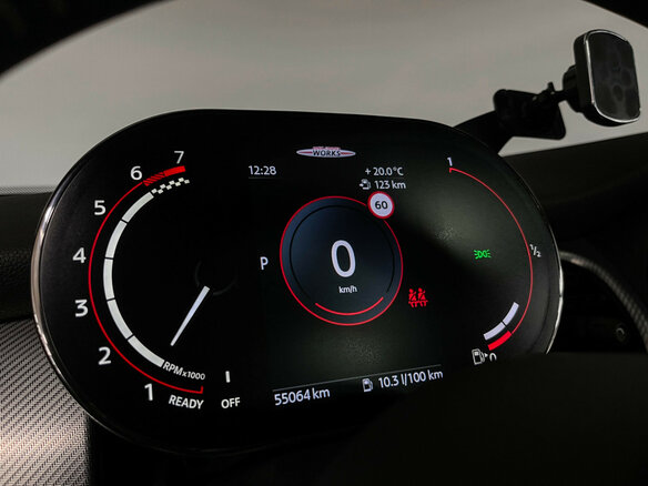 2021 Mini Hatch JCW III (F55/F56) Рестайлинг 2, синий - вид 10