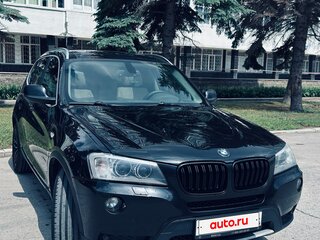 2012 BMW X3 28i xDrive II (F25), чёрный, 1630000 рублей, вид 2