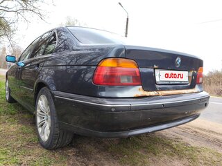 2002 BMW 5 серии 520i IV (E39) Рестайлинг, синий, 458000 рублей, вид 4