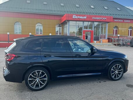 2021 BMW X3 M40i III (G01) Рестайлинг, чёрный, 7049000 рублей, вид 4