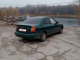 2003 Hyundai Accent ТагАЗ II, зелёный, 180000 рублей, вид 2